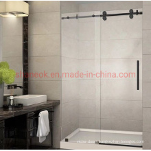 Customized Home and Hotel Bathroom Sliding Glass Shower Partition Room